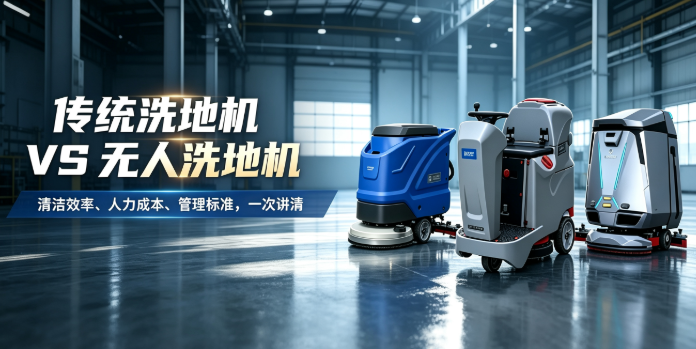 無人洗地機(jī)和傳統(tǒng)洗地機(jī)差在哪？一筆賬算清